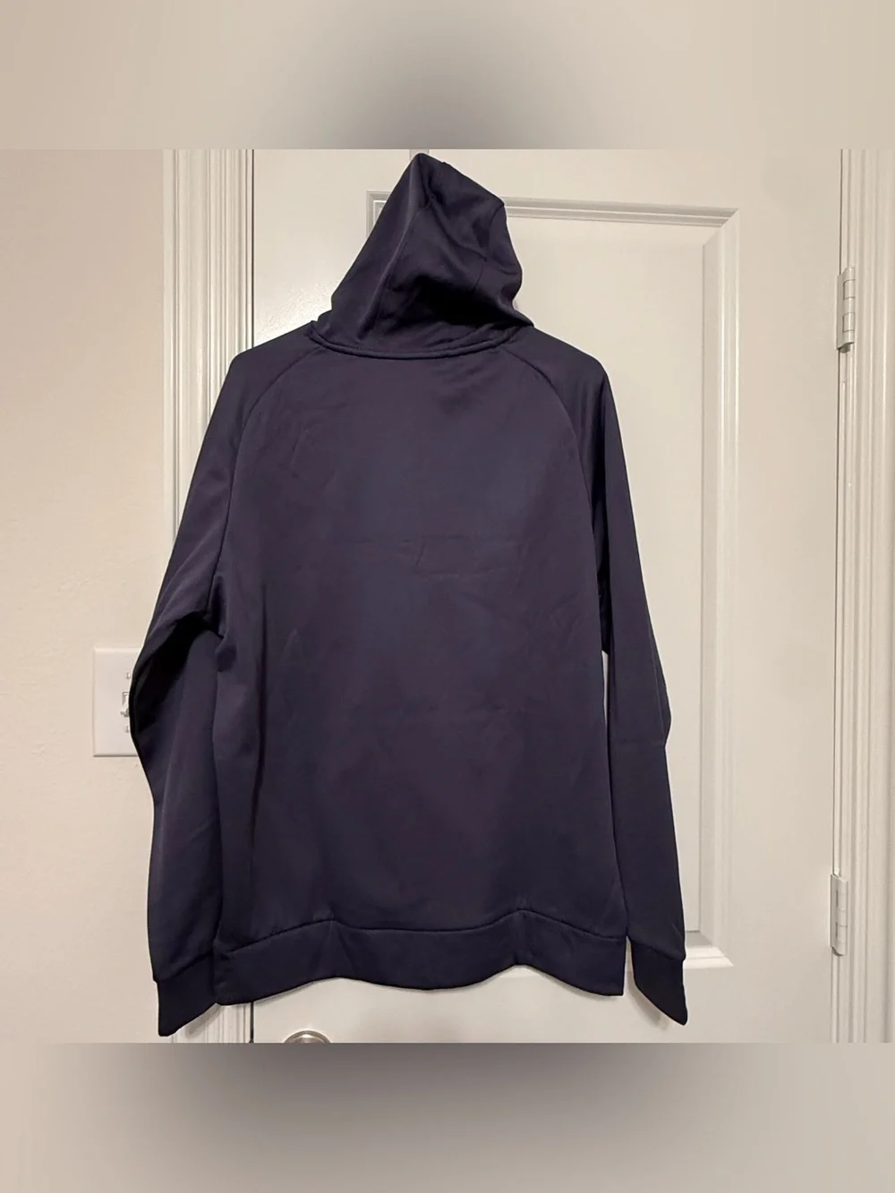 Medium 🆕 Under Armour Men’s Navy 💙Neon Yellow Big Logo Fleece Hoodie